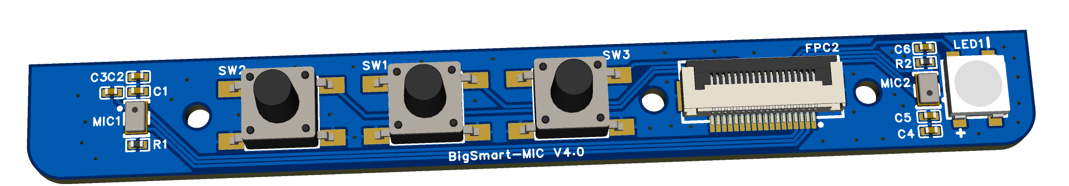 BigSmart 麦克风按键副板 PCB